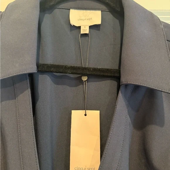 Cinq à Sept Navy Mini Dress - Picture 5 of 6